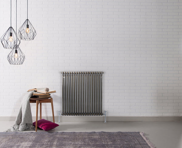 Kartell Laser Klassic Raw Metal Lacquer Steel Horizontal Column Radiators