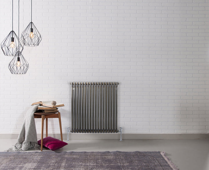 Kartell Laser Klassic Raw Metal Lacquer Steel Horizontal Column Radiators