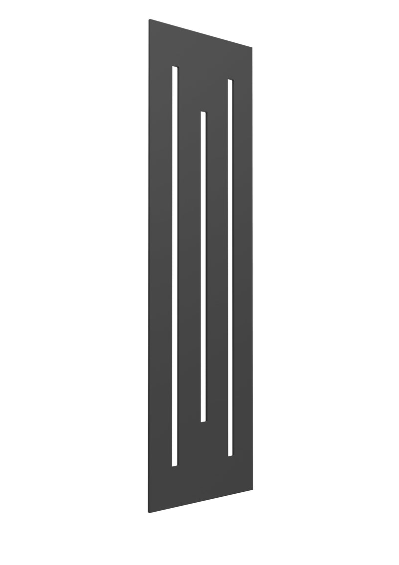 Reina Line Steel Anthracite Vertical Designer Radiator