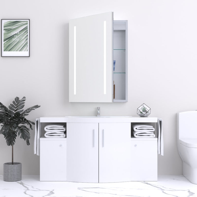 Kartell Reflections Spectrum Led Mirror Cabinet 700Mm H X 500Mm W