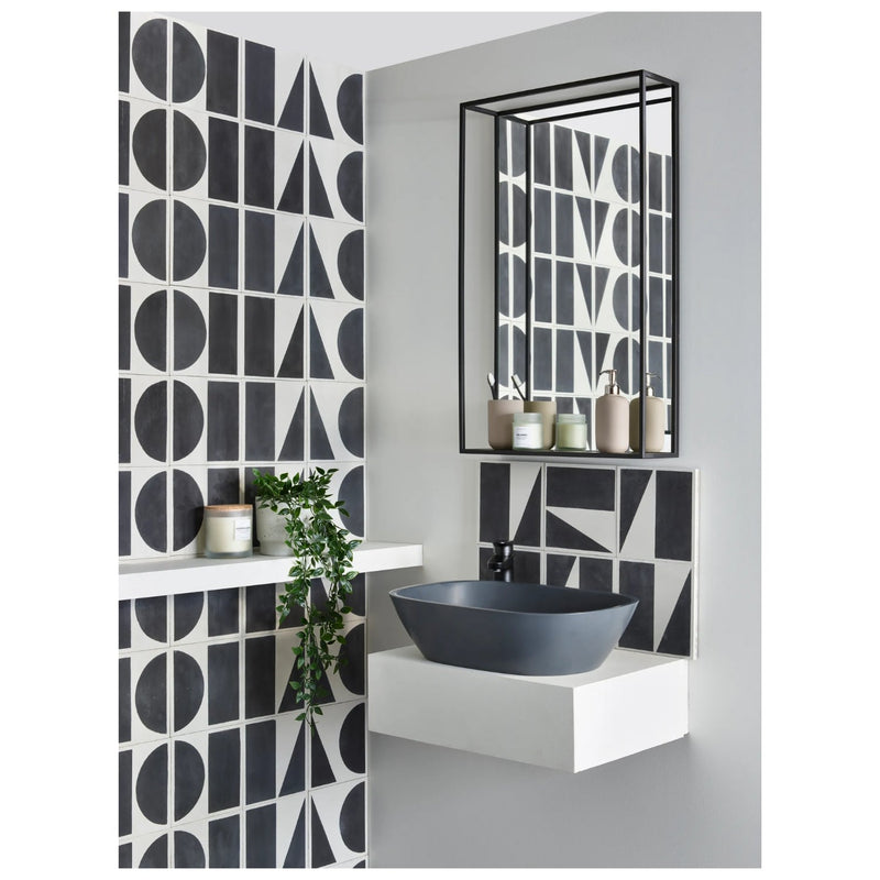 Bc Designs Vive Vanity Cian Solid Surface Countertop Basin - 530Mm H X 360Mm W
