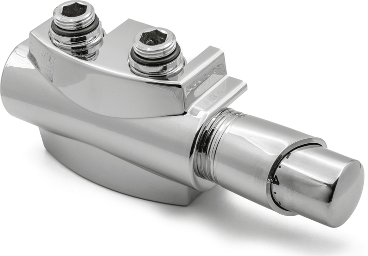Reina Modah Straight TRV H-Type Radiator Valve - Chrome
