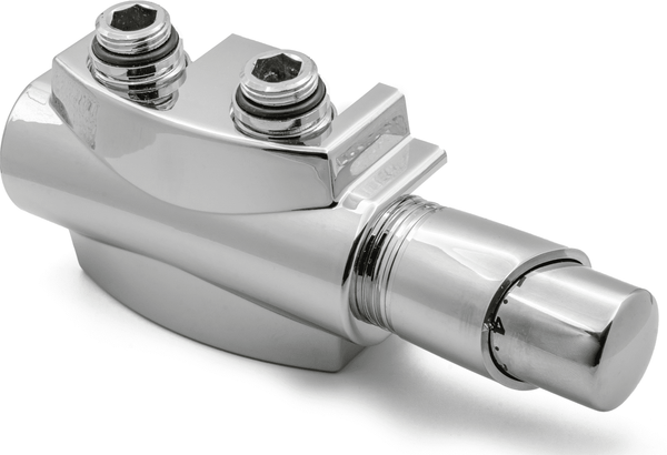 Reina Modah Angled TRV H-Type Radiator Valve - Chrome