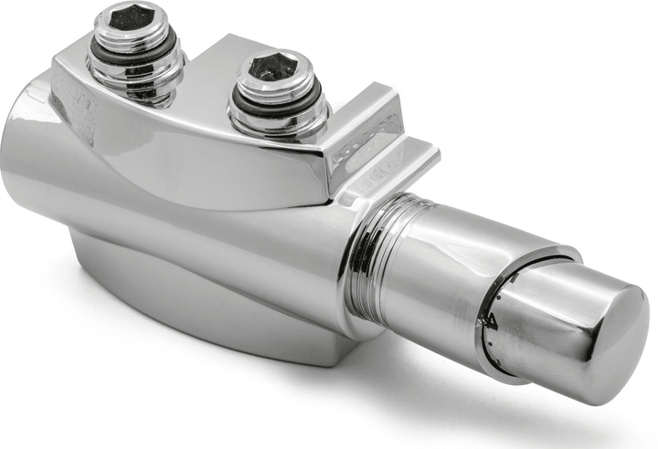 Reina Modah Angled TRV H-Type Radiator Valve - Chrome
