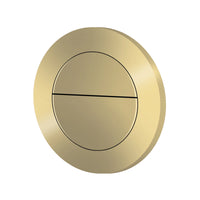 Aero Close Coupled WC Brushed Brass Flush Button