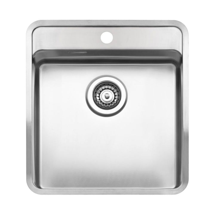 Reginox OHIO Square Stainless Steel Integrated Kitchen Sink with Tap Wing