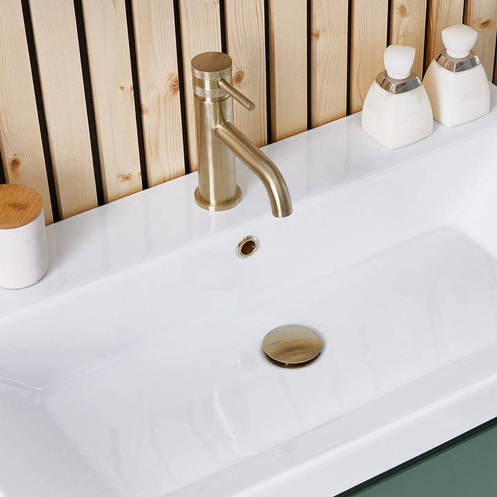 Iona Universal Basin Waste, Brushed Brass