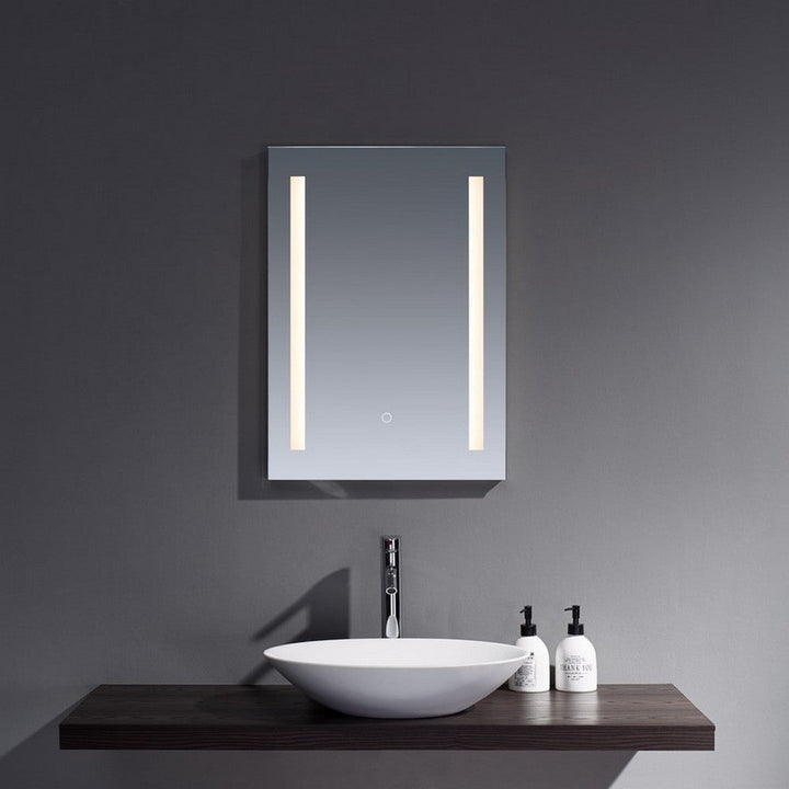 Kartell Bidasoa 700mm x 500mm Illuminated LED Mirror - Clear Glass