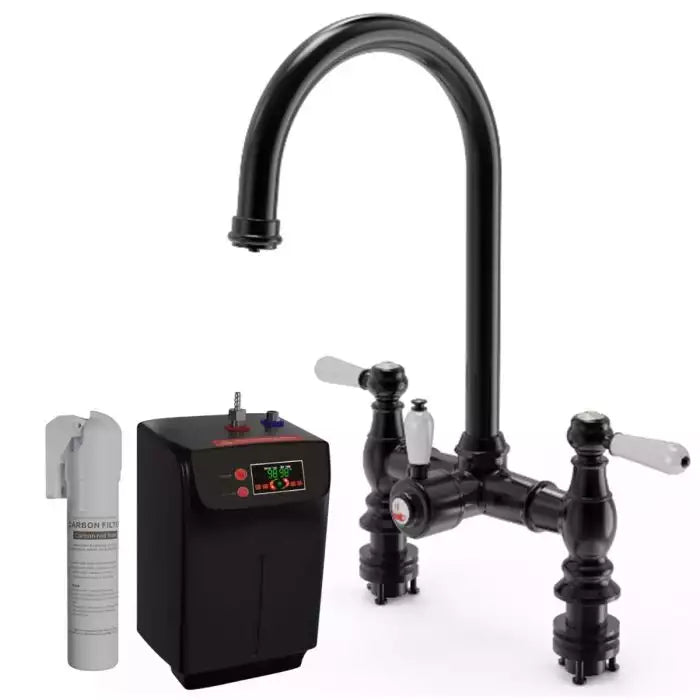 Ellsi Traditional bridge 3 In 1 Instant Hot Water Kitchen Sink Taps
