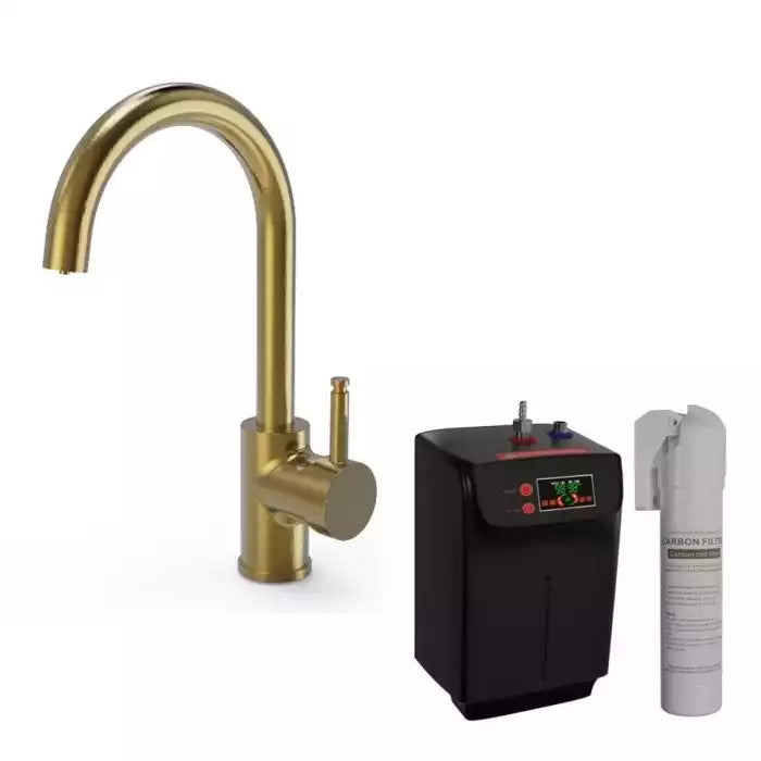 Ellsi Sole Single Lever 3 In 1 Instant Hot Water Kitchen Tap