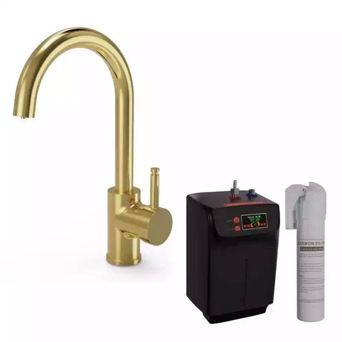 Ellsi Sole Single Lever 3 In 1 Instant Hot Water Kitchen Tap