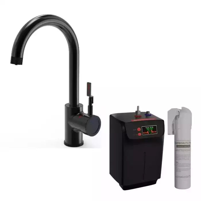 Ellsi Industrial Single Lever 3 In 1 Instant Hot Water Kitchen Taps