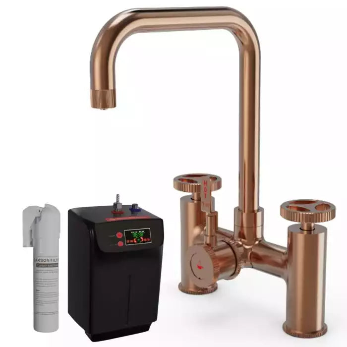 Ellsi Industrial bridge 3 in 1 Instant Hot Water Kitchen Tap