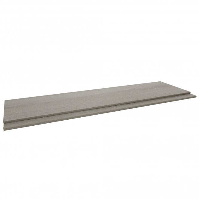 Kartell Purity 2 Piece Front Bath Panel 1700mm Silver Oak