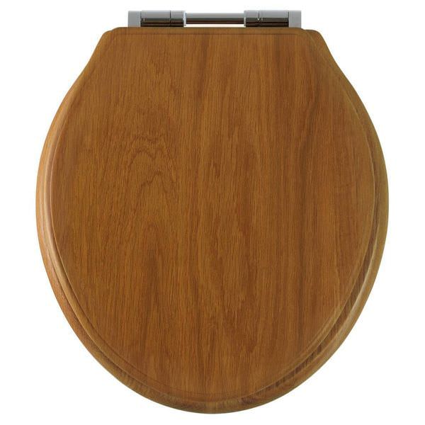 Iona Greenwich Soft Close Toilet Seat Honey Oak