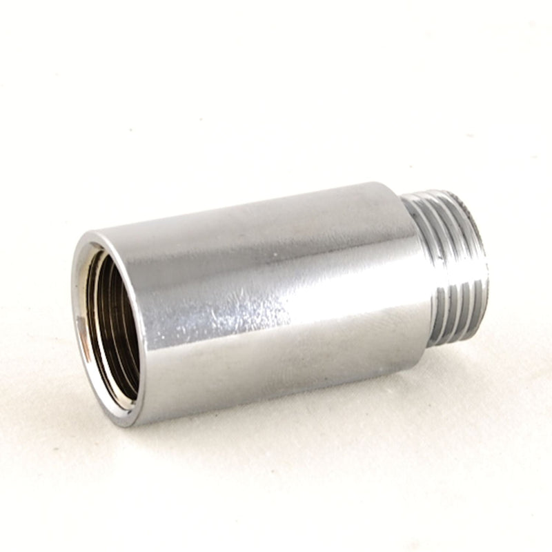 Plumbers Choice 40mm Rigid Radiator Valve Extensions 1/2 inch BSP - Chrome