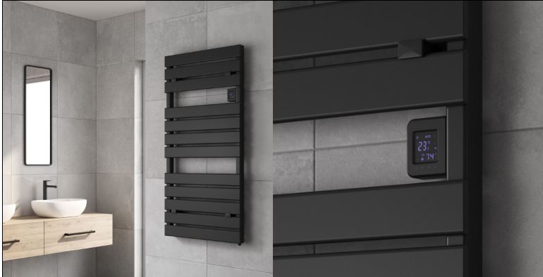 Gia Aluminium Towel Rail 780Mmx550Mm Dry Electric