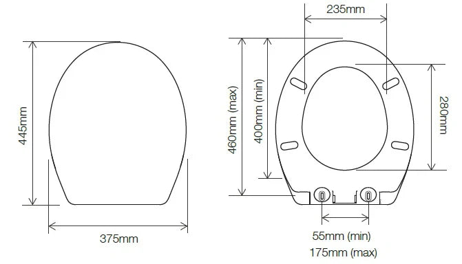 Roper Rhodes Minerva Soft Close Toilet Seat