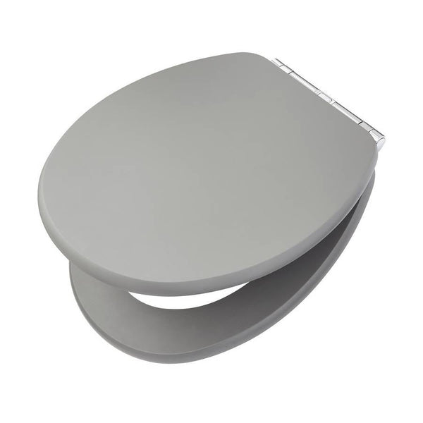 Kartell Astley Soft Close Wooden Seat for c/c Pan Matt Grey