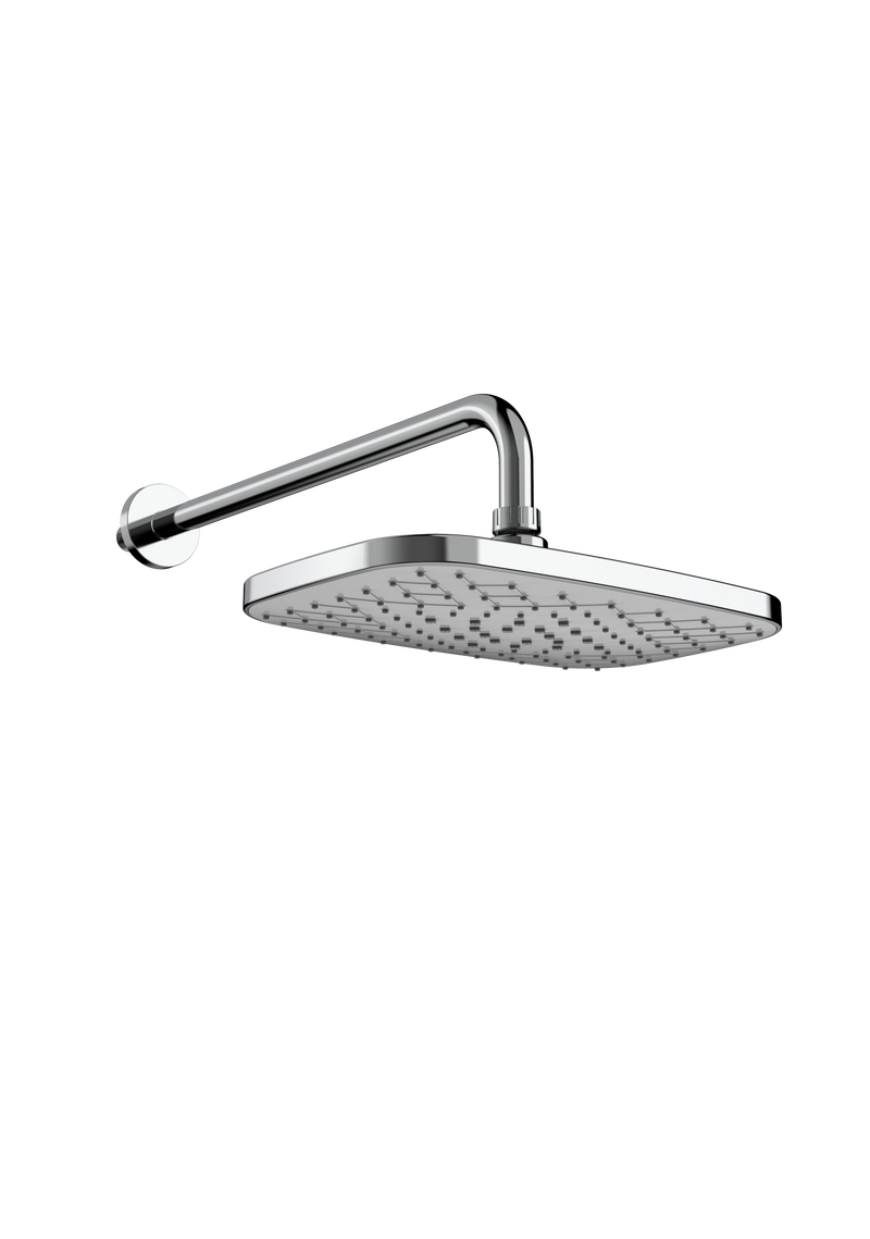 Kartell Kolt Fixed Shower Head and Arm - Chrome