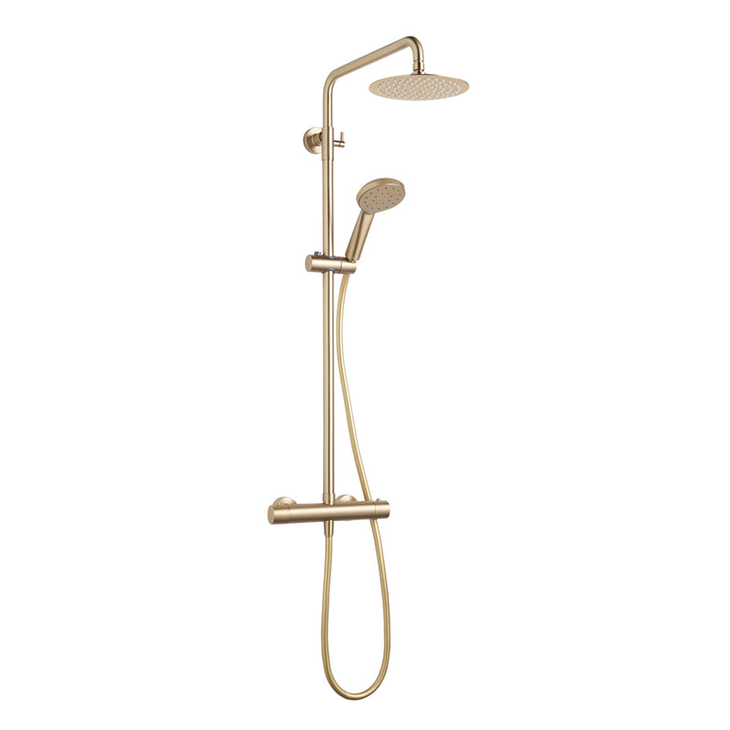 Methven Kiri Mk2 Cool Touch Diverter Shower - Brushed Brass