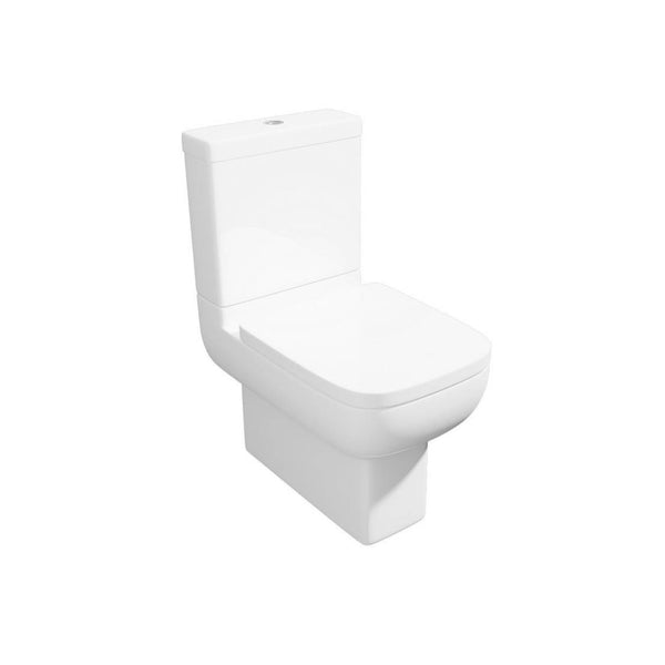 Kartell Options 600 Ceramic Closed Couple Toilet WC Pan Close to Wall With Cistern & Soft Close Seat