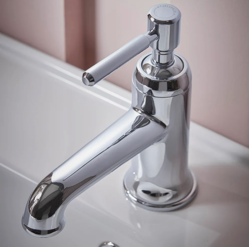 Tavistock Marston Mono Basin Mixer - Traditional Single Lever - Chrome