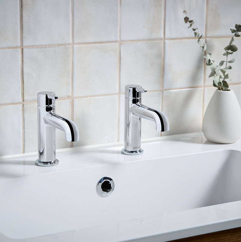 Bristan Altum Basin Tap Pair - Chrome