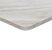 Hib - Countertop - Round Corner - Carrera Marble