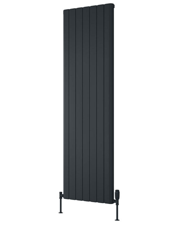 Reina Ragano Anthracite Vertical Aluminium Radiator Central Heating