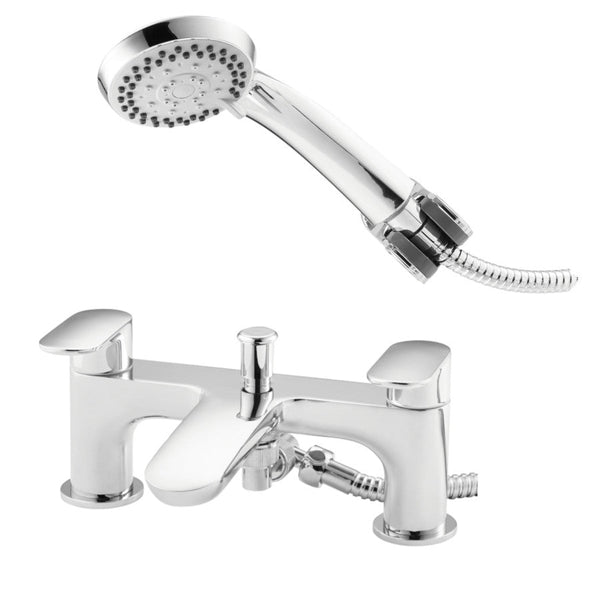 Kartell Brassware Verve Bath Shower Mixer Tap Chrome