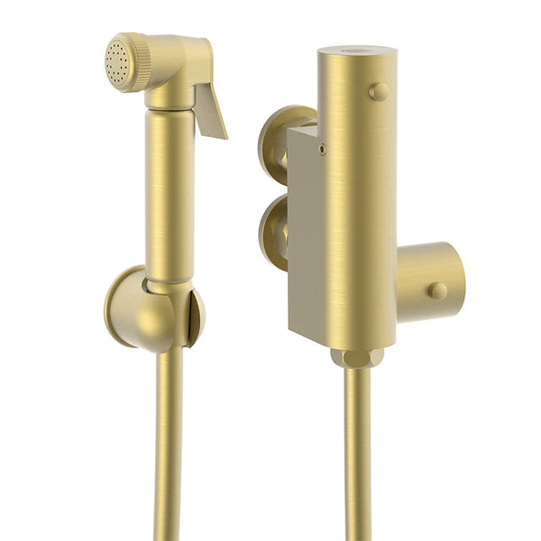 Tailored Brushed Brass Thermostatic Douche Kit