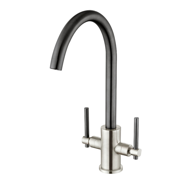 Narbeth Double Lever Kitchen Taps