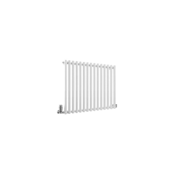 TradeRad Premium Steel Round Tube White Vertical Designer Radiators