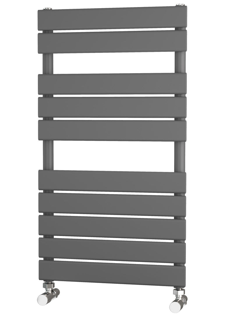 Traderad Flat Tube Anthracite Designer Heated Towel Rails