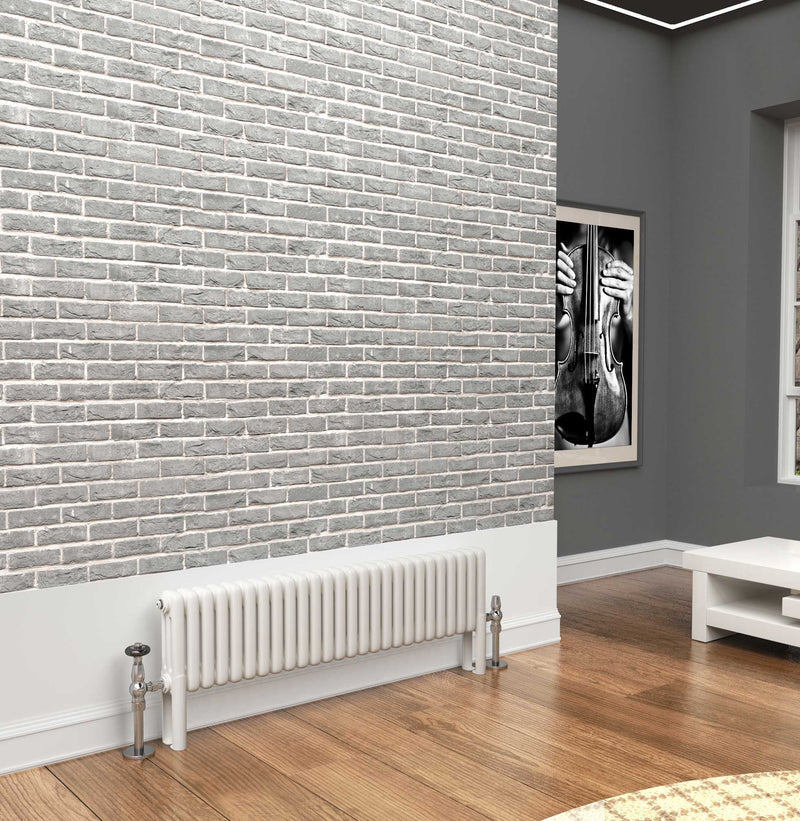 Traderad Premium White Horizontal 2/3 Column Radiators