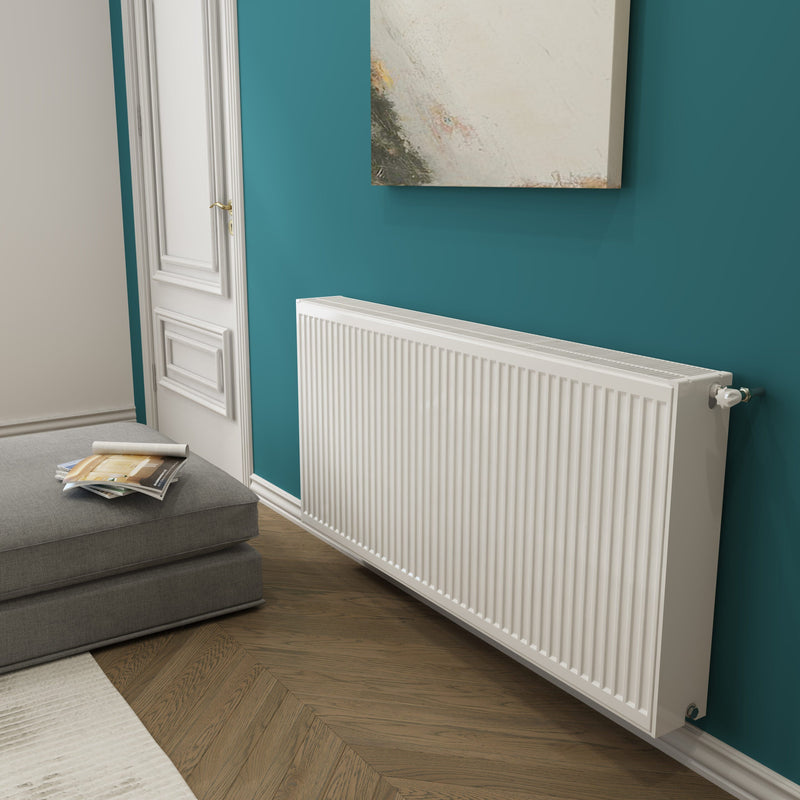 Kartell Kompact Type 33 White Steel Triple Panel Triple Convector Radiators