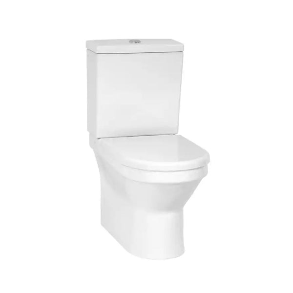 Kartell Style Close Coupled Fully BTW WC Pan with Cistern and Soft Close Seat