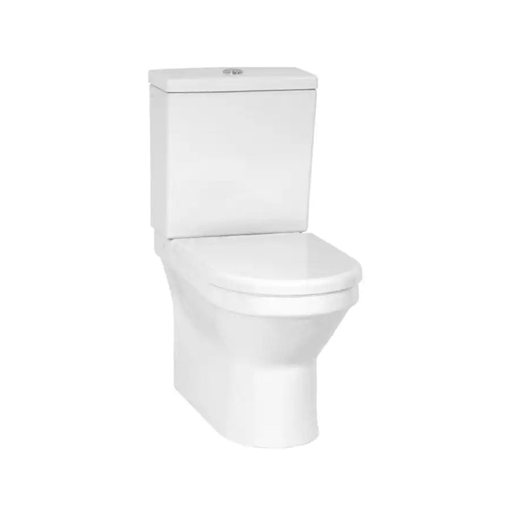 Kartell Style Close Coupled Fully BTW WC Pan with Cistern and Soft Close Seat