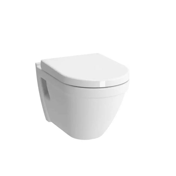 Kartell Style Wall Hung WC Pan with Soft Close Seat White