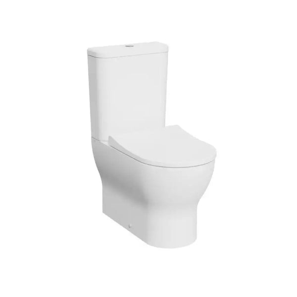 Kartell Eklipse Round Closed Back Rimless C/C Pan with C/C Cistern and Soft Close Seat White
