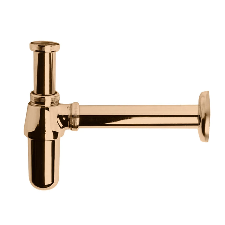 BC Designs Traditional Round Brass Basin Countertop Bottle Trap