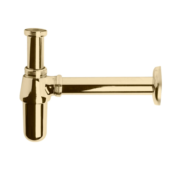 BC Designs Traditional Round Brass Basin Countertop Bottle Trap