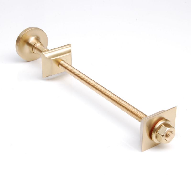 Plumbers Choice Brass Cast Iron Radiator Luxury Wall Stay Fixing Polished Brass