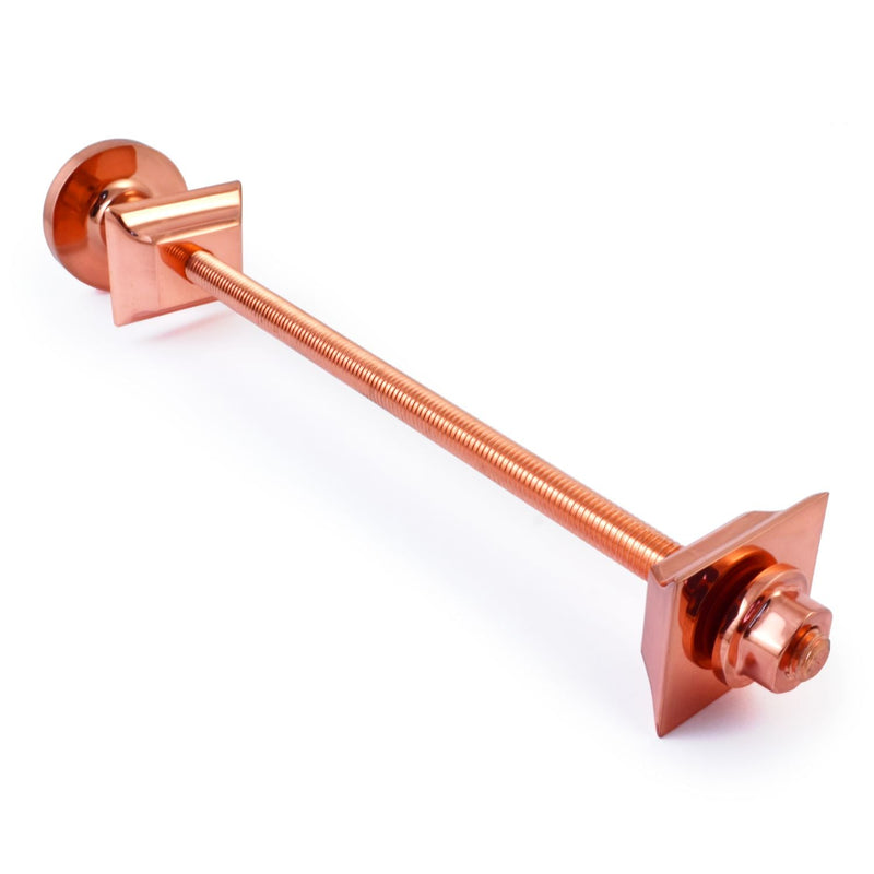 Plumbers Choice Cast Iron Radiator Luxury Wall Stay Fixing - Polished Copper