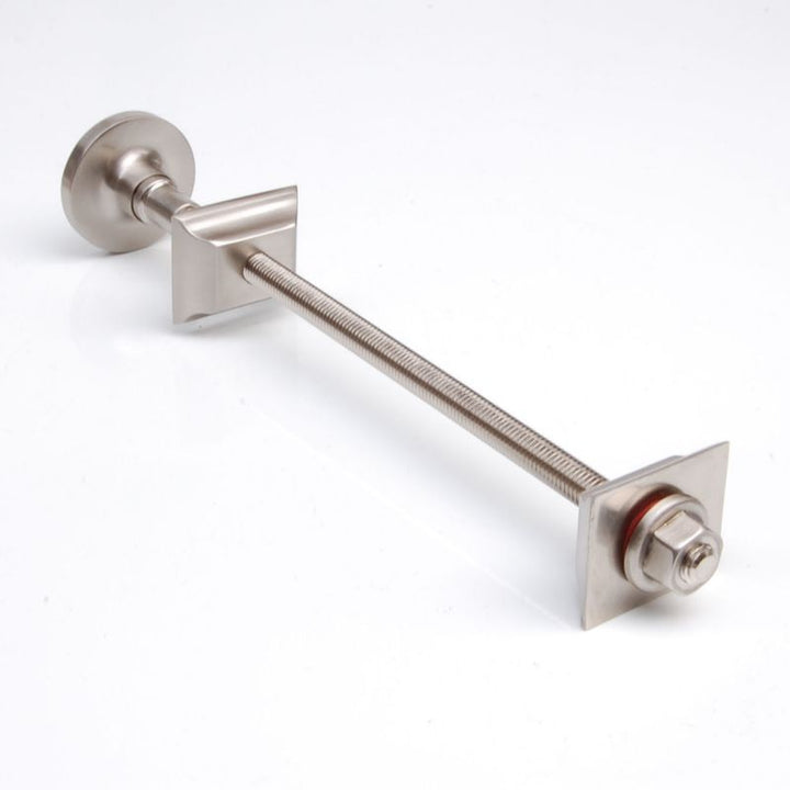 Plumbers Choice Brass Cast Iron Radiator Luxury Wall Tie Fixing Brushed Satin Nickel