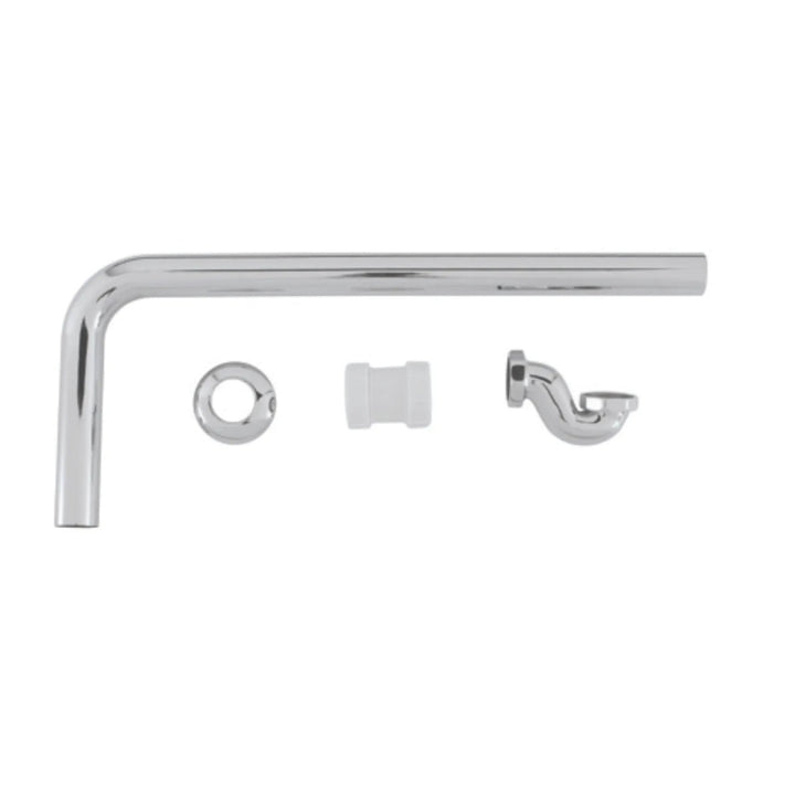 BC Designs Exposed Brass Low Bath Trap with Adaptor and Pipe 40mm/42mm