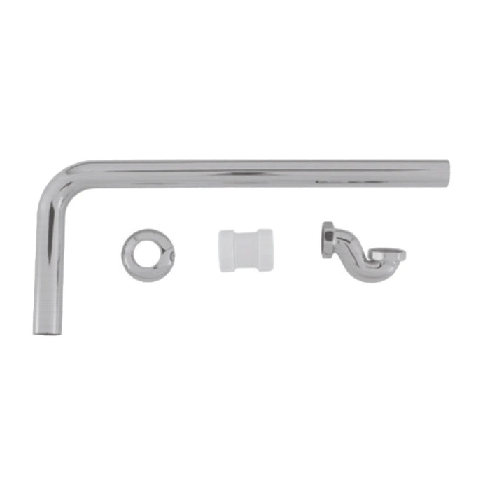 BC Designs Exposed Brass Low Bath Trap with Adaptor and Pipe 40mm/42mm