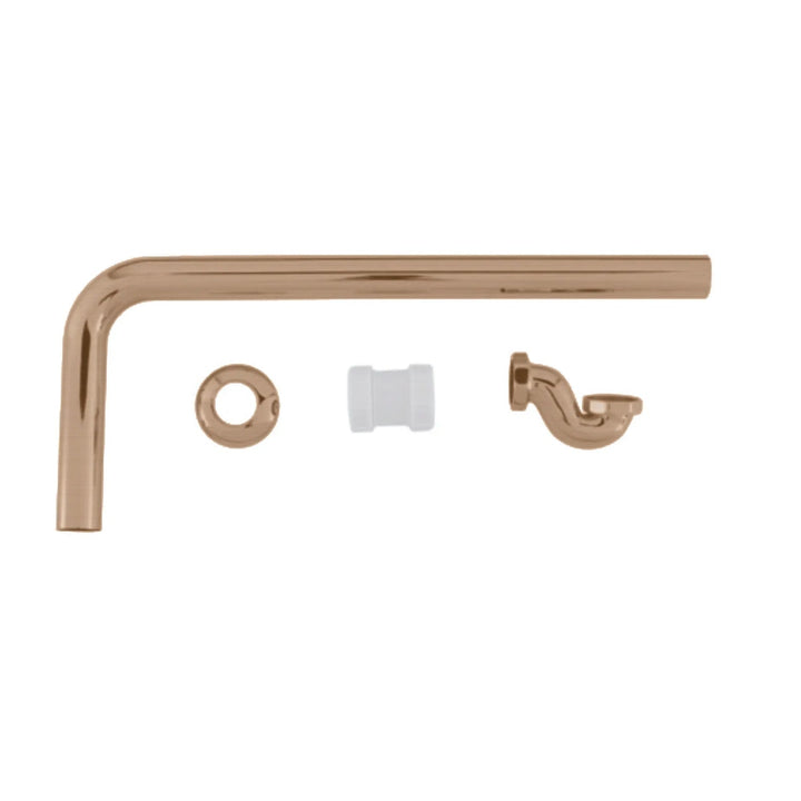 BC Designs Exposed Brass Low Bath Trap with Adaptor and Pipe 40mm/42mm