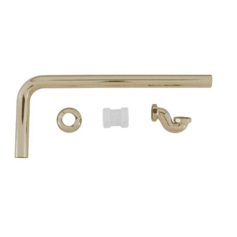 Bc Designs Exposed Brass Low Bath Trap With Adaptor And Pipe 40Mm/42Mm